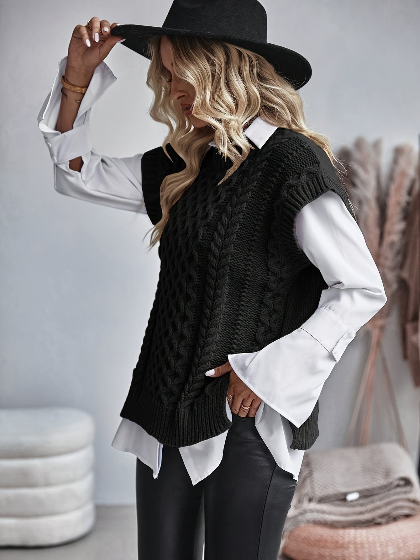 Meredith™ | Gilet Décontracté Élégant