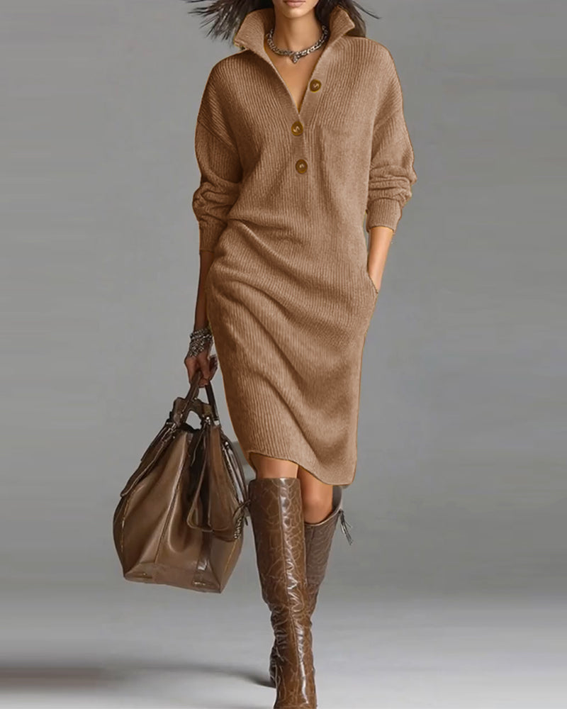 Rosetta™ | Robe Pull Décontractée Élégante