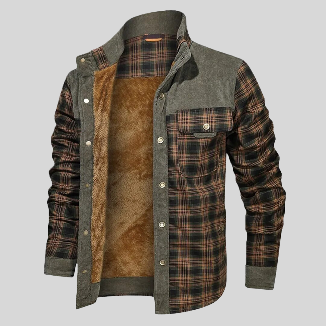 Bard™ | Veste à carreaux doublée sherpa