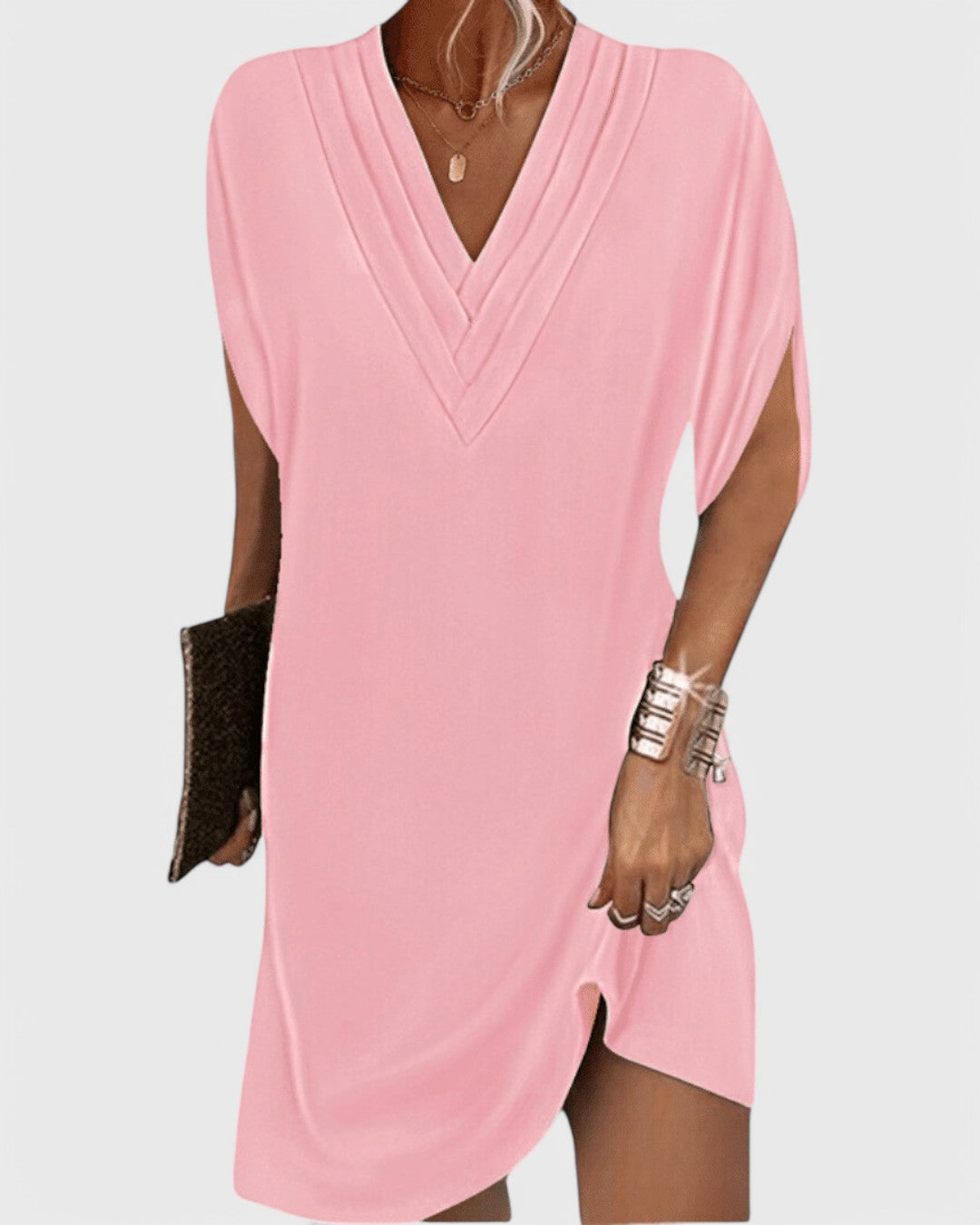 Winnie™ | Robe Élégante en Lin et Coton