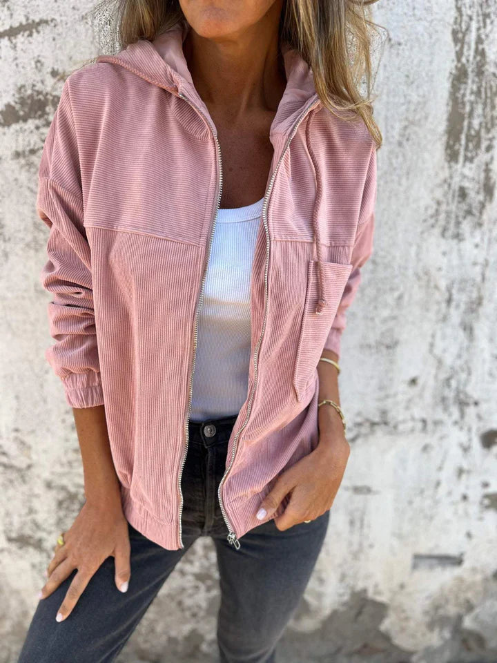 Eliza™ | Veste Casual en Coton avec Capuche
