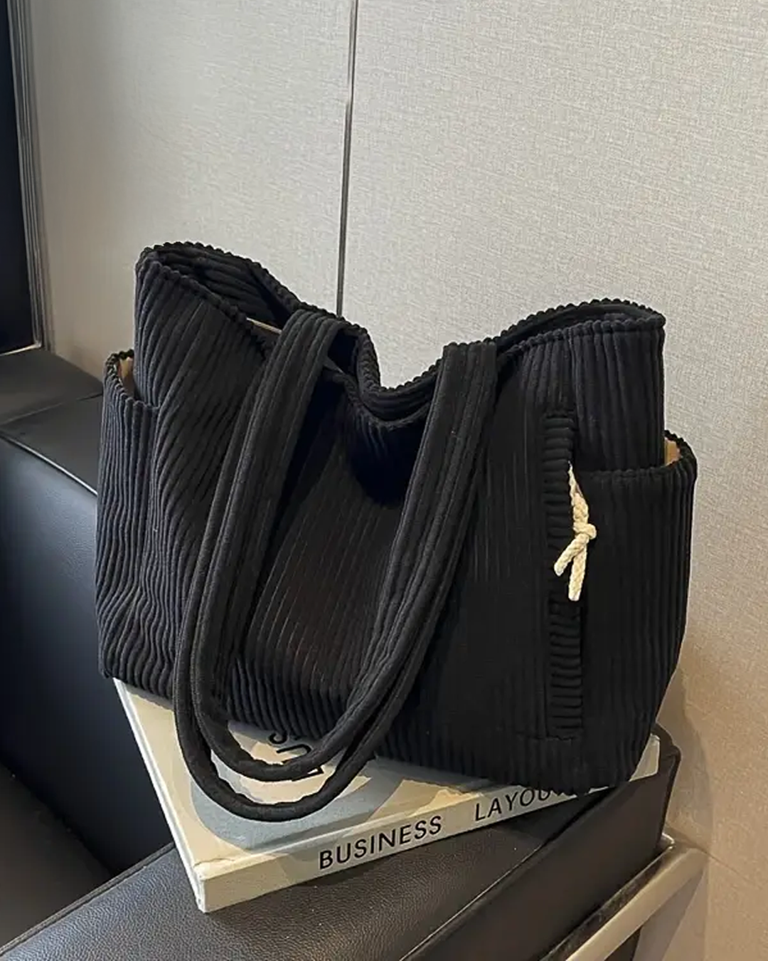 Robin™ | Sac cabas côtelé élégant