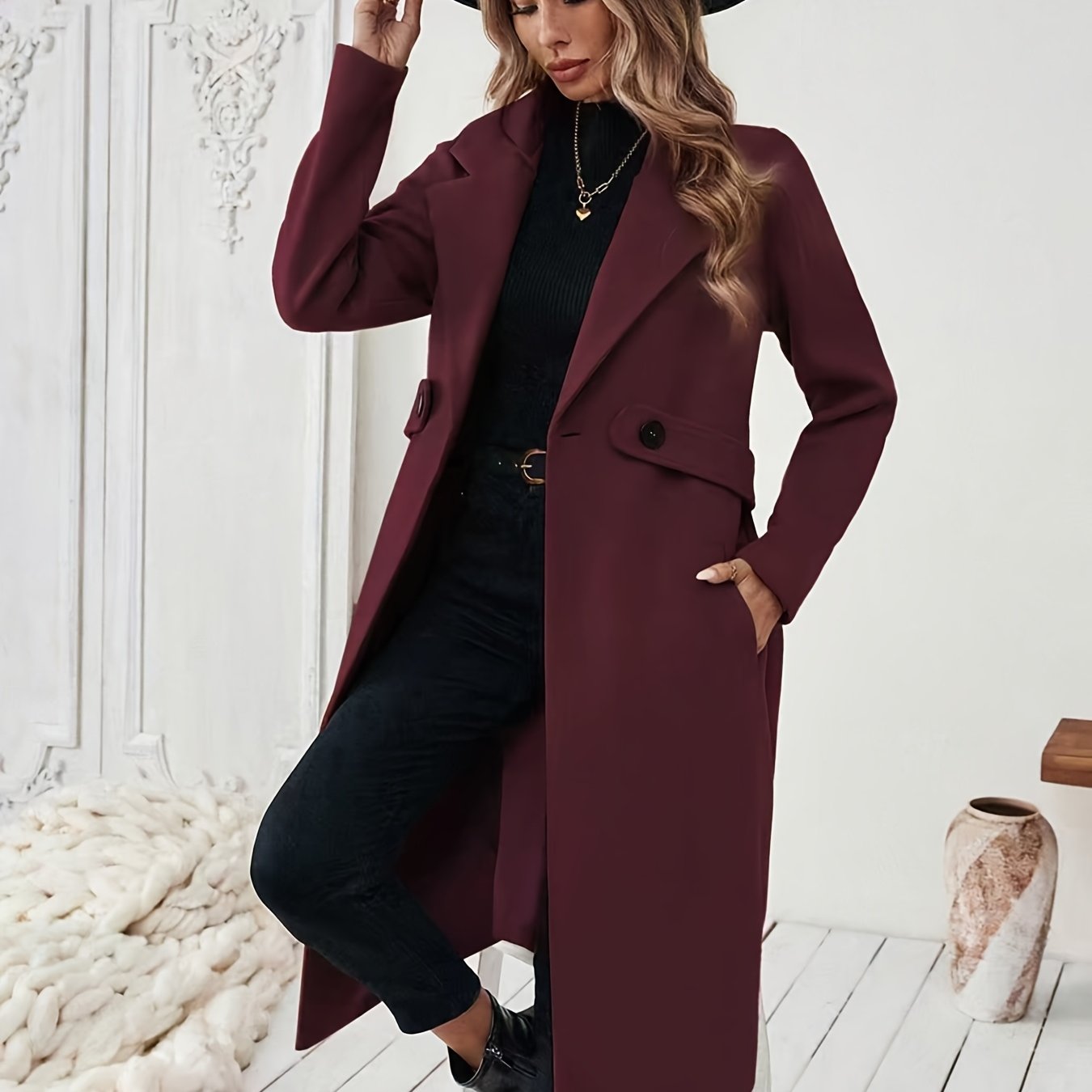 Mery™ | Manteau Long Élégant et Mince