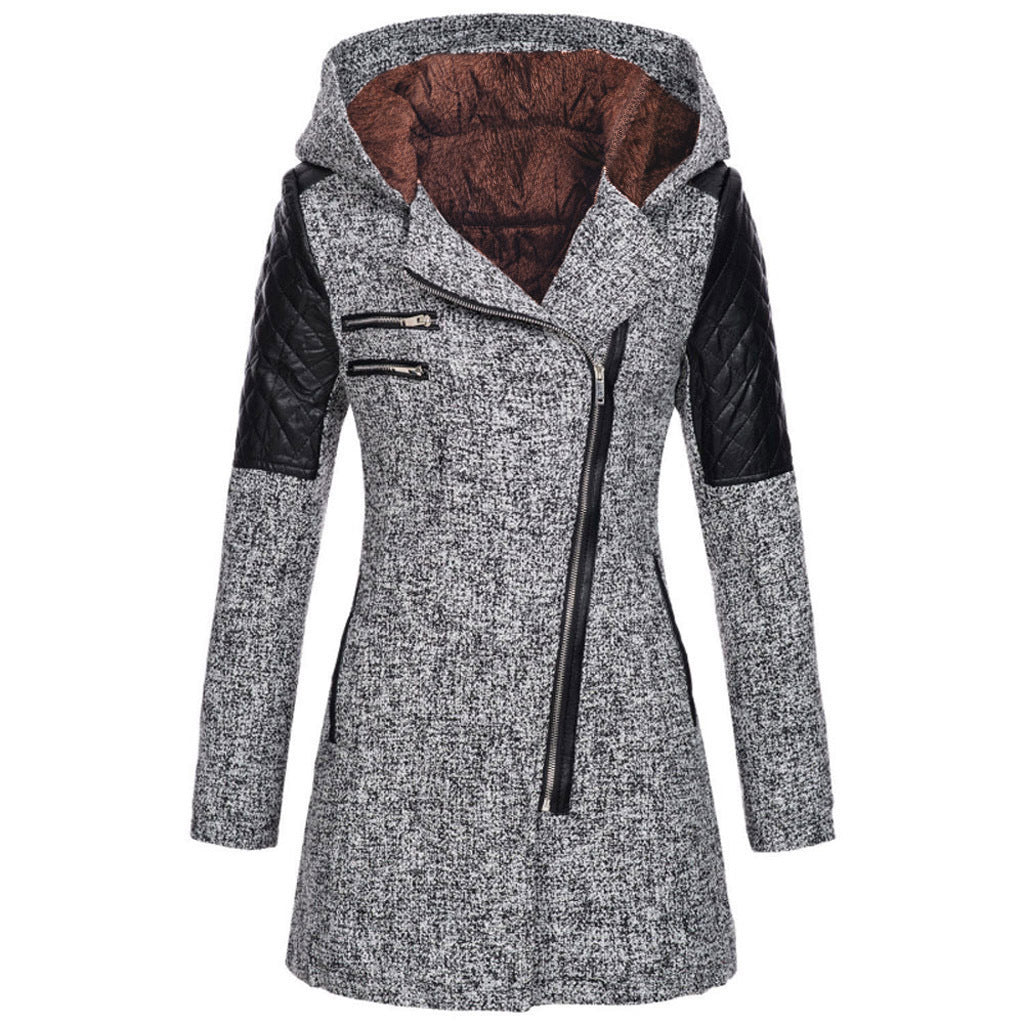 Rosemary™ | Manteau à Fermeture Éclair Asymétrique