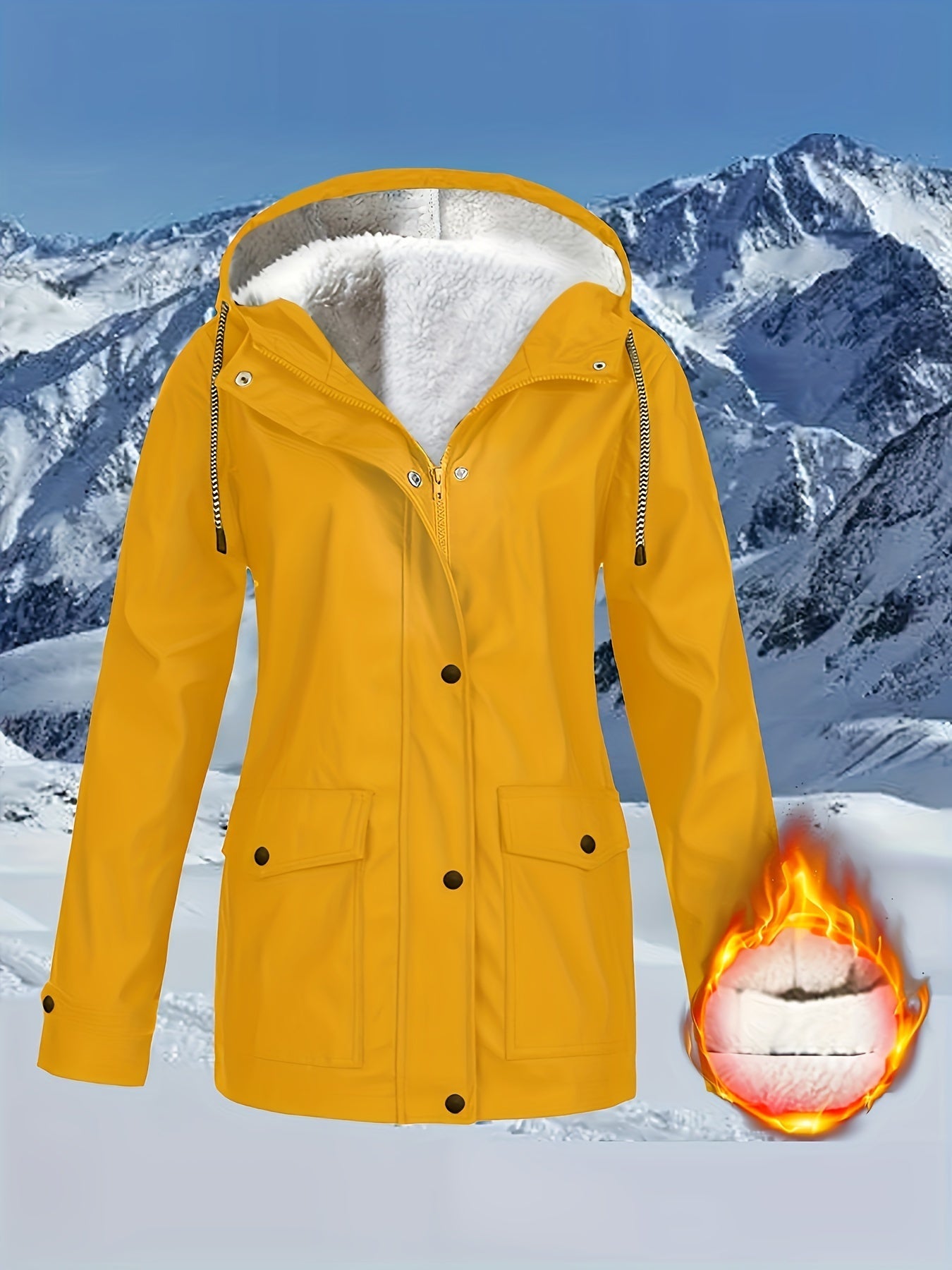 Zara™ | Veste à Capuche Doublée et Résistante à l'Eau