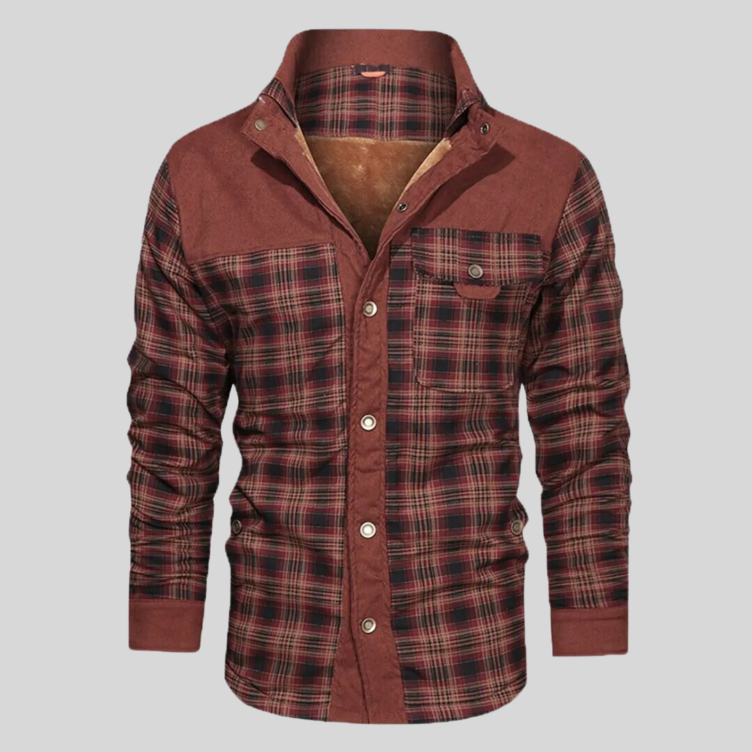 Bard™ | Veste à carreaux doublée sherpa