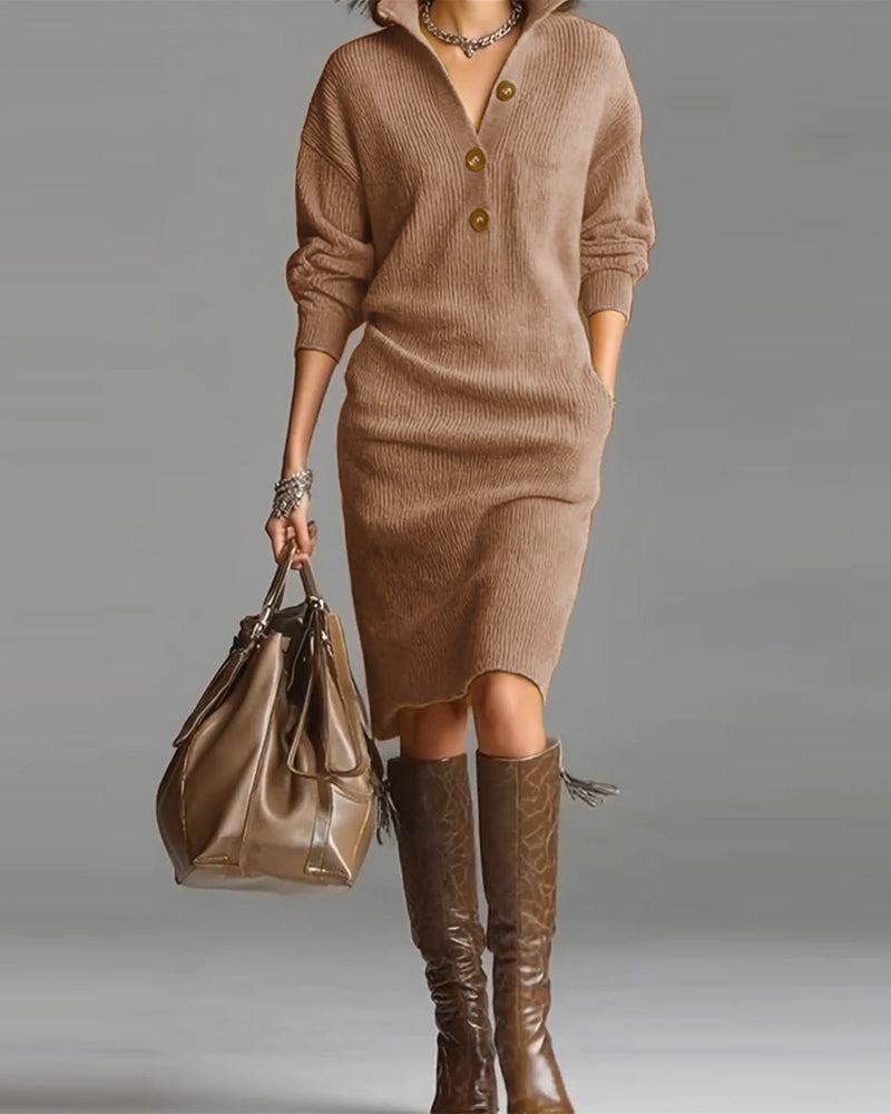 Rosetta™ | Robe Pull Décontractée Élégante