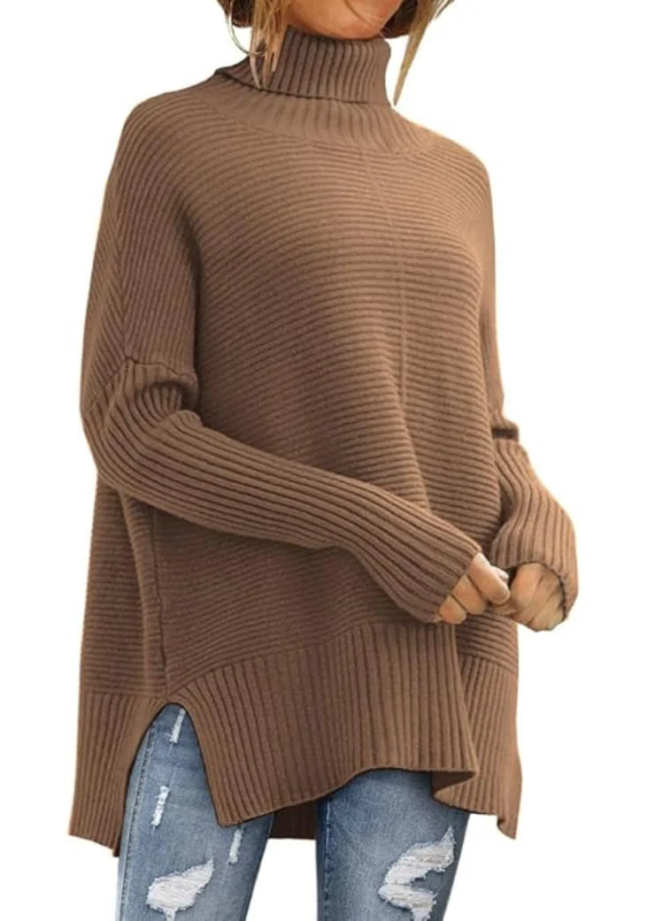 Hovy™ | Pull Col Roulé Oversize