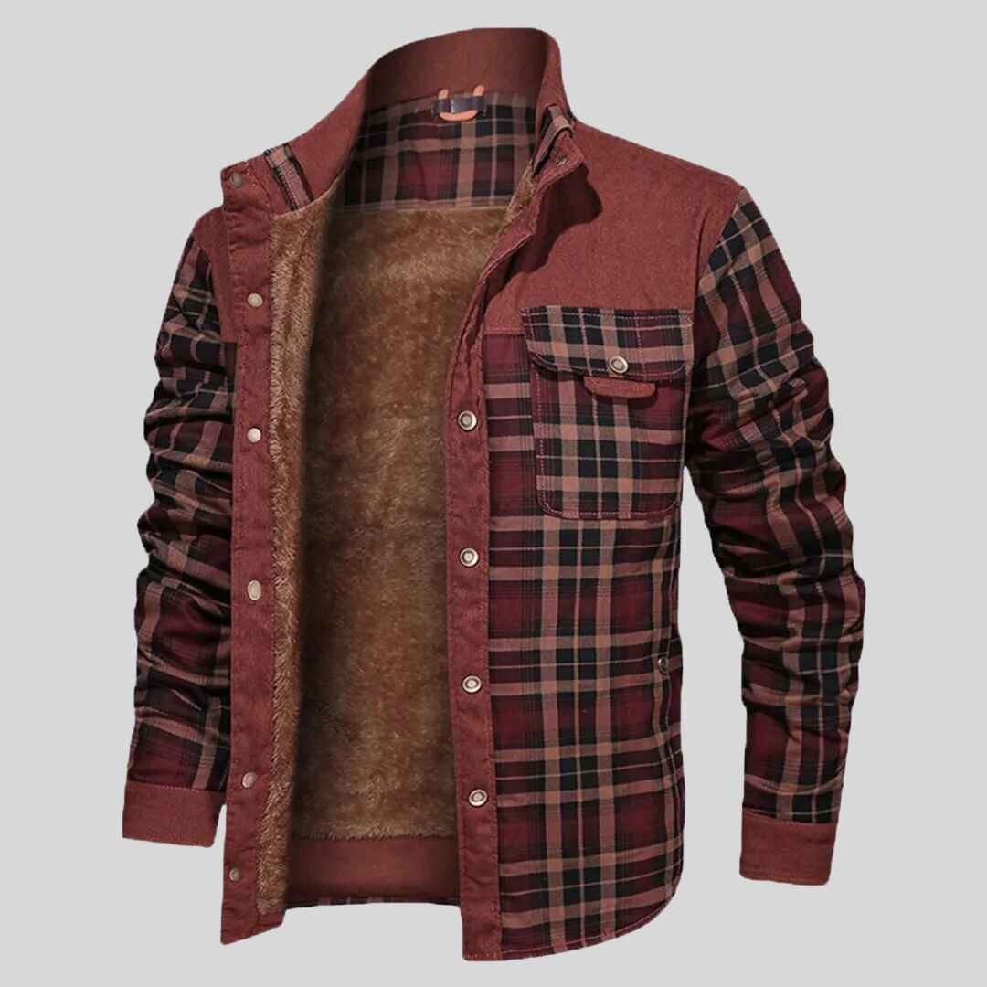 Bard™ | Veste à carreaux doublée sherpa