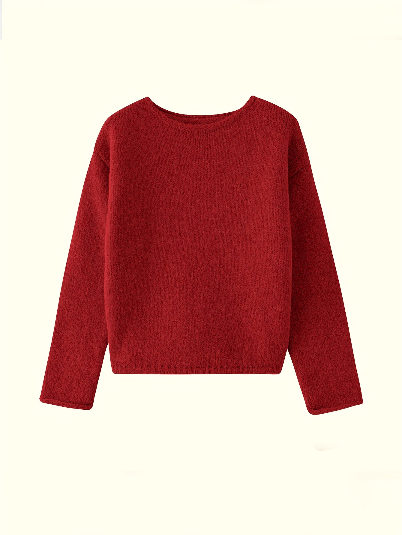 Mia™ | Pull duveteux oversize col bateau
