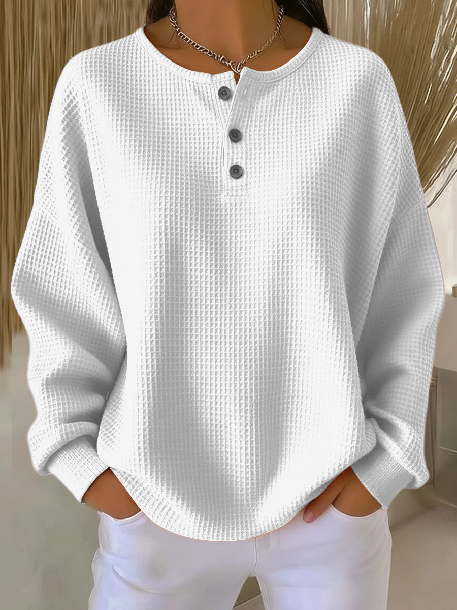 Raquel™ | Henley Tops Confort Énergique et Polyvalent