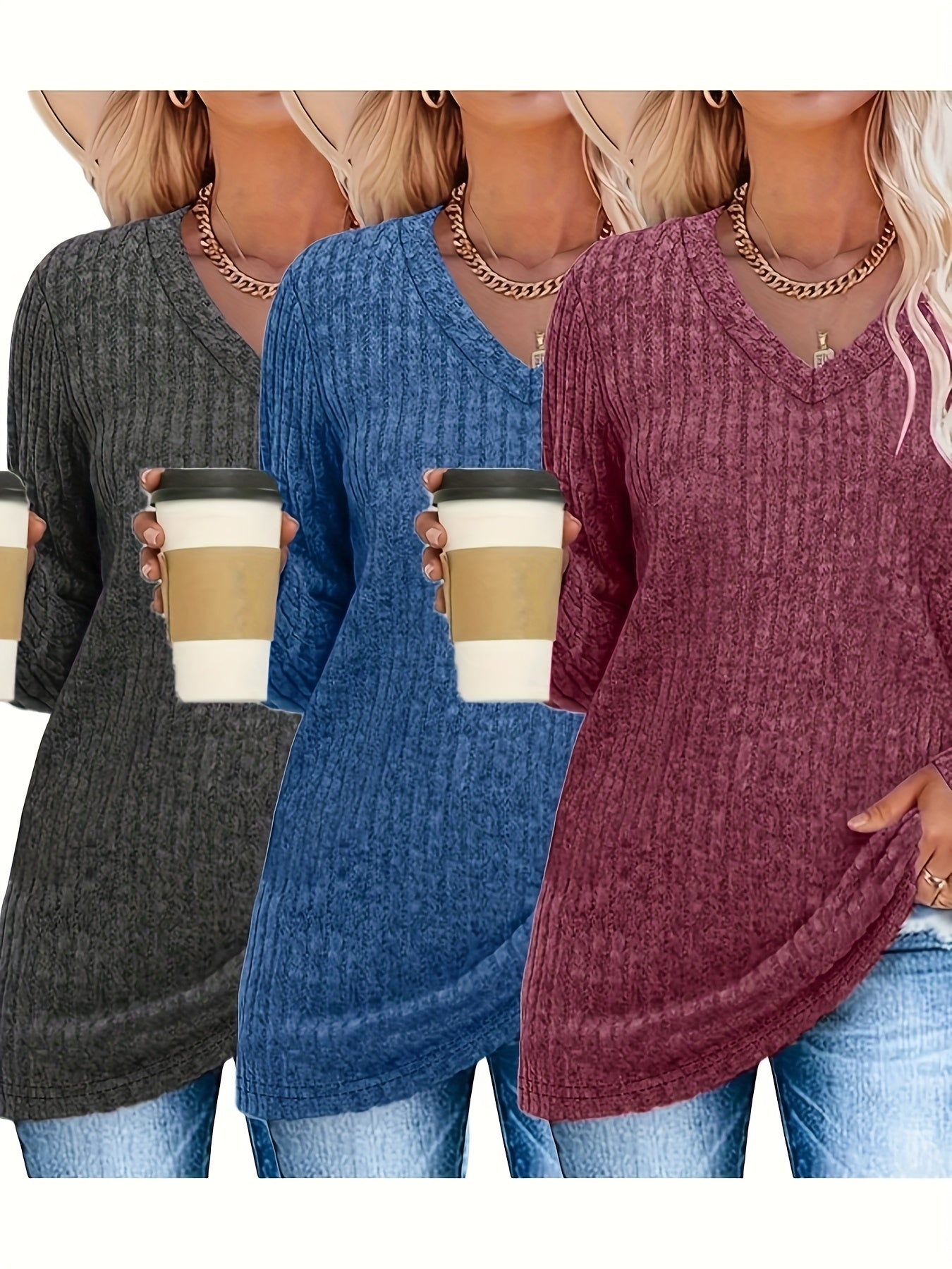 Mireille™ | Pull Décontracté Élégant (2 + 1 Gratuit)