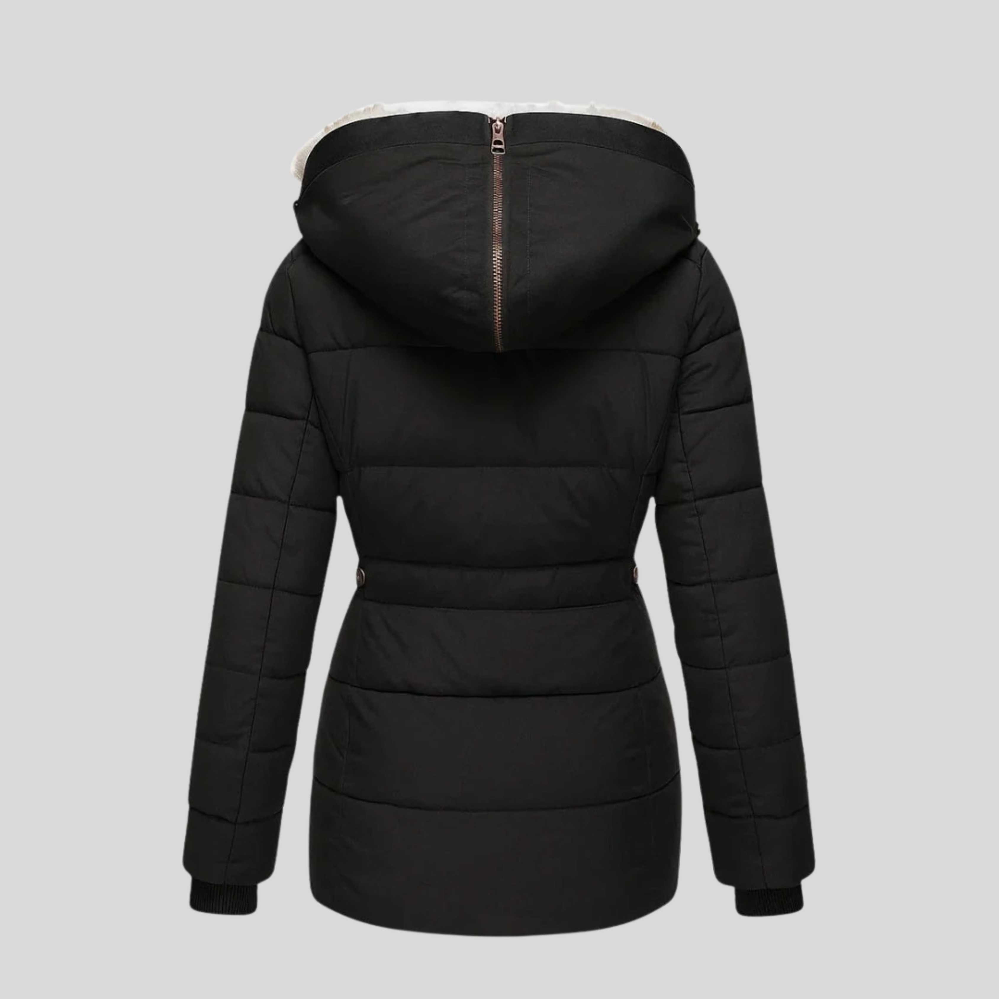 Bochra™ | Parka matelassé avec capuche en fausse fourrure