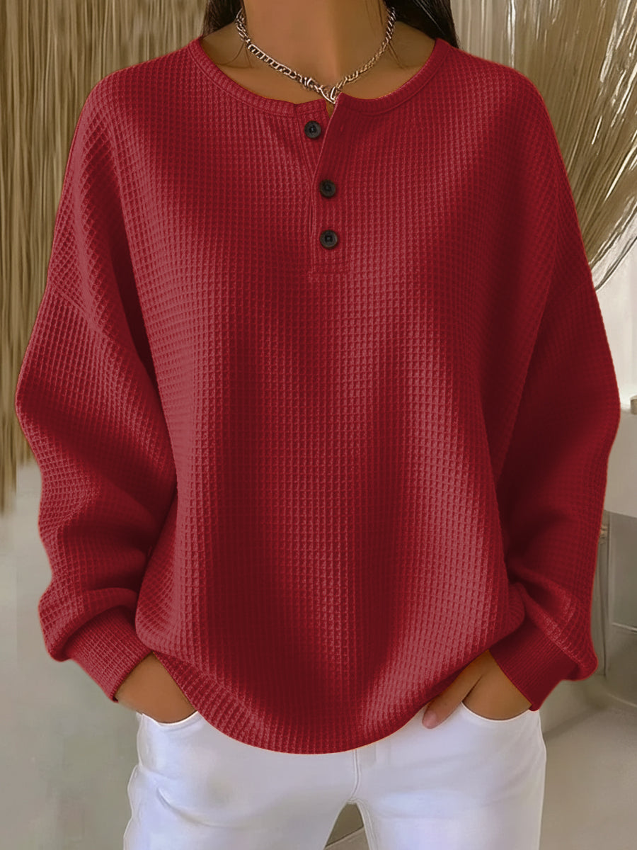 Raquel™ | Henley Tops Confort Énergique et Polyvalent