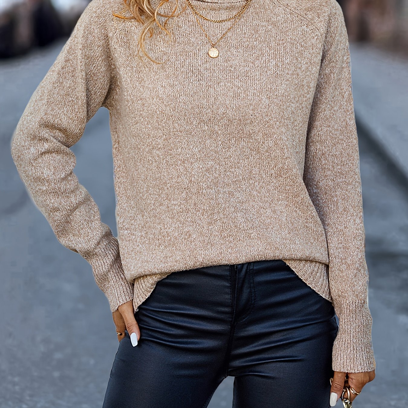 Yolanda™ | Pull Col Roulé Côtelé Élégant et Chaud