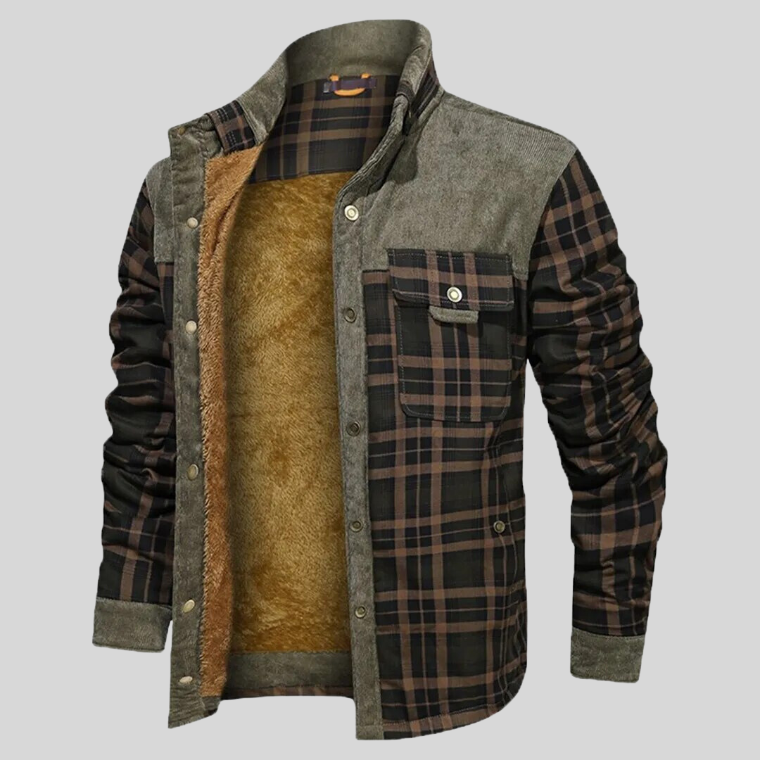 Bard™ | Veste à carreaux doublée sherpa