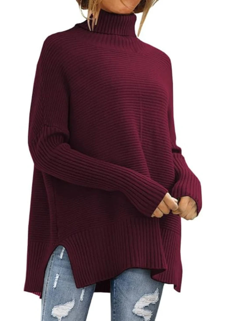 Hovy™ | Pull Col Roulé Oversize