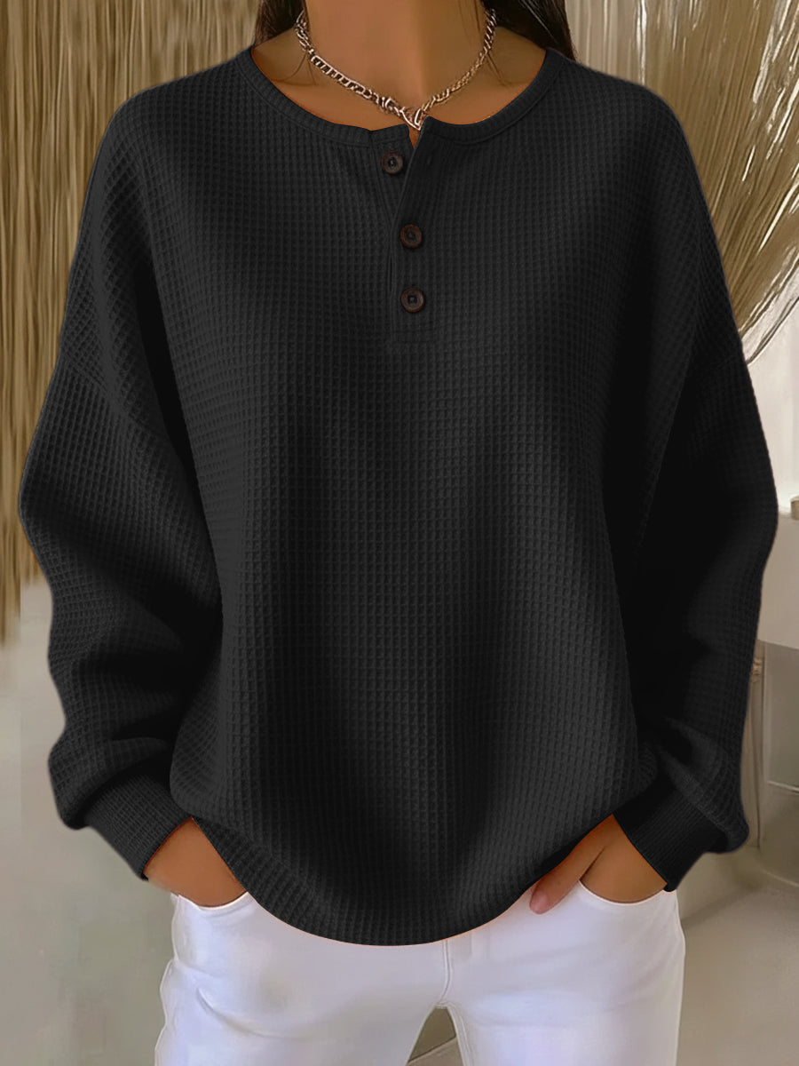 Raquel™ | Henley Tops Confort Énergique et Polyvalent