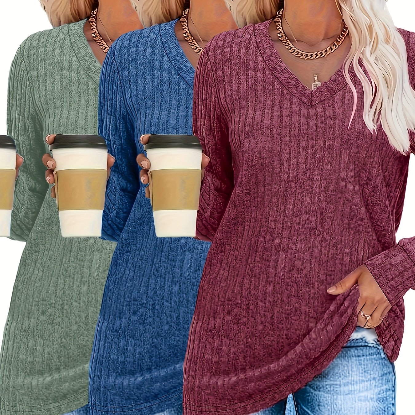 Mireille™ | Pull Décontracté Élégant (2 + 1 Gratuit)