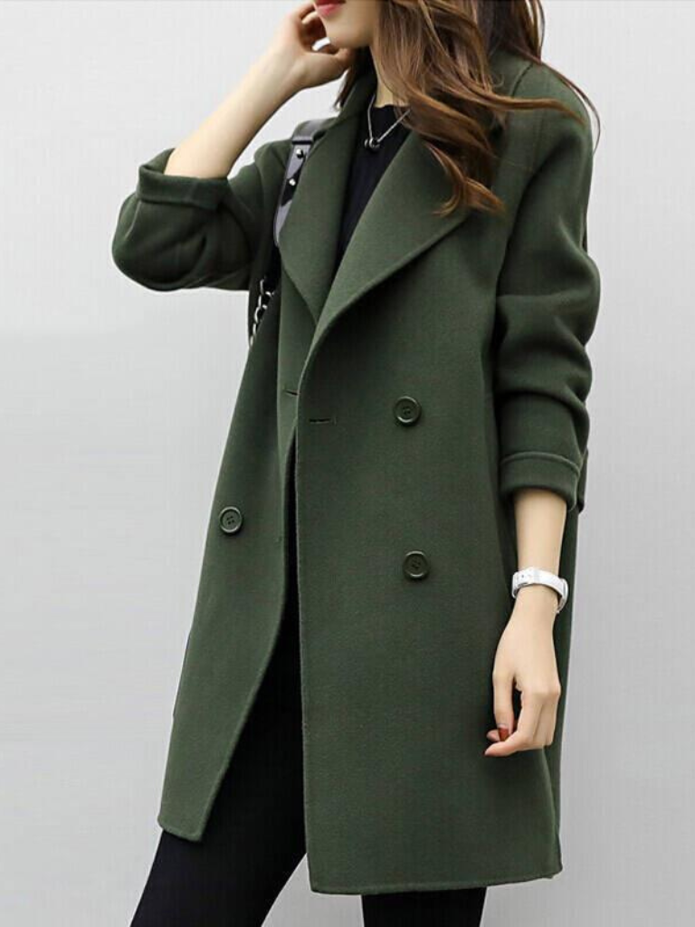 Roxana™ | Manteau tailleur croisé à large revers