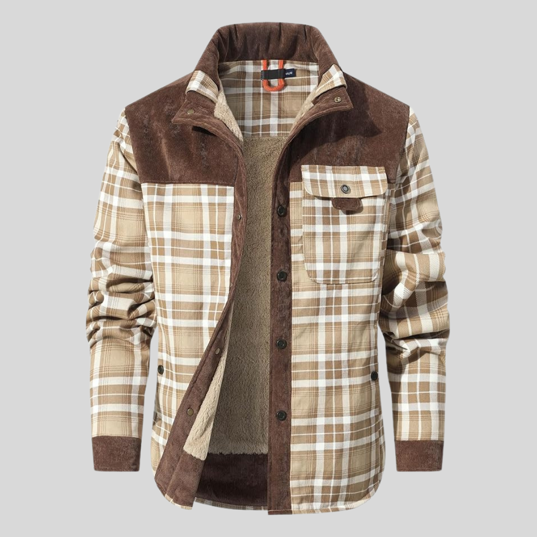 Bard™ | Veste à carreaux doublée sherpa