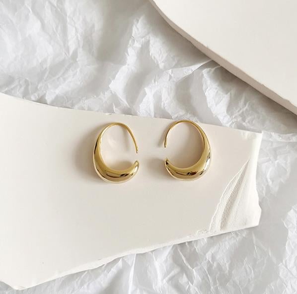 Léonie™ | Boucles d'oreilles Luxueuses en Or et Argent