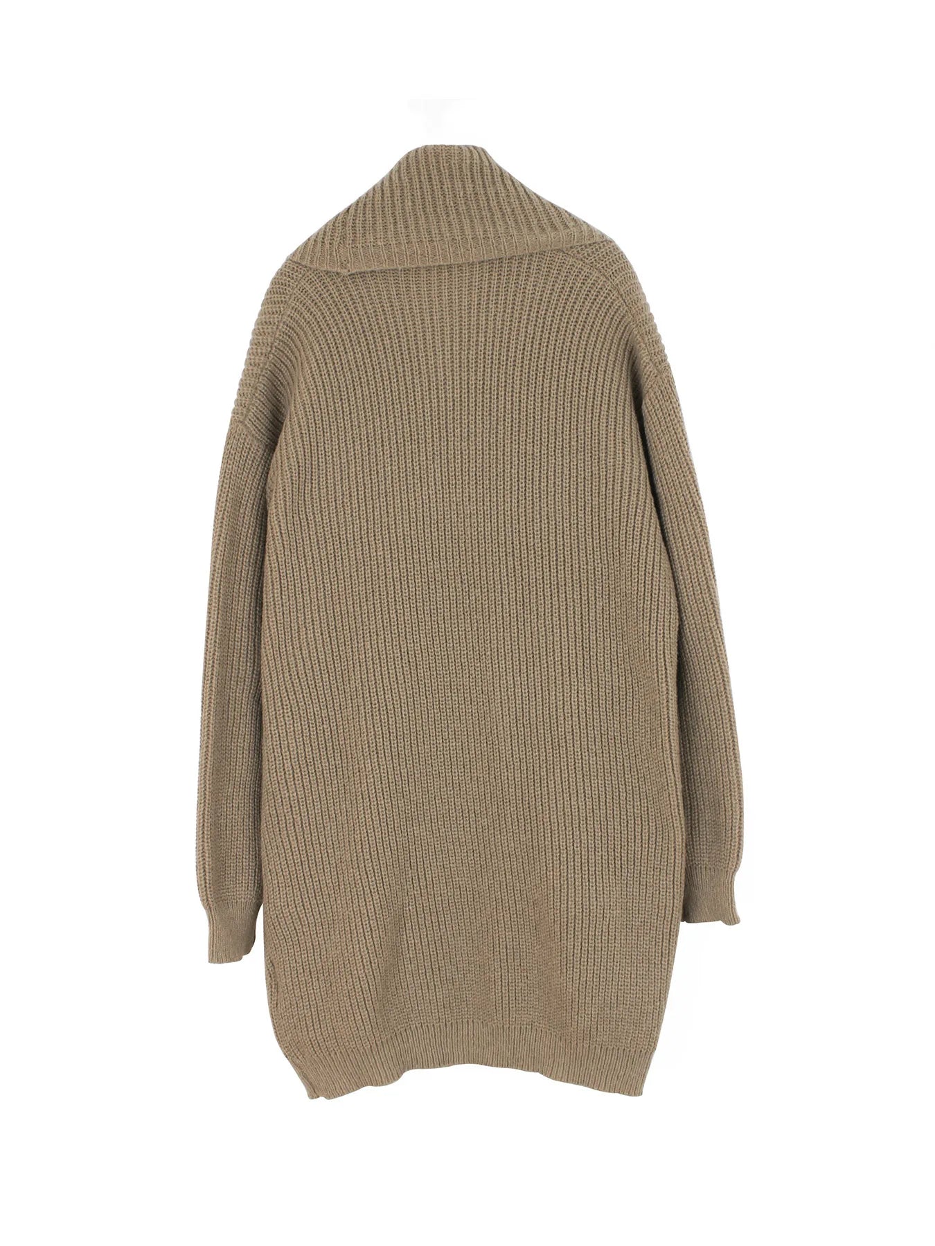 Isadora™ | Cardigan long ouvert en maille côtelée
