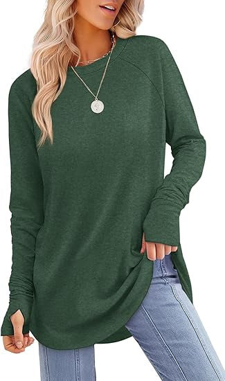 Filippa™ | T-shirt long à ourlet arrondi
