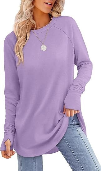 Filippa™ | T-shirt long à ourlet arrondi