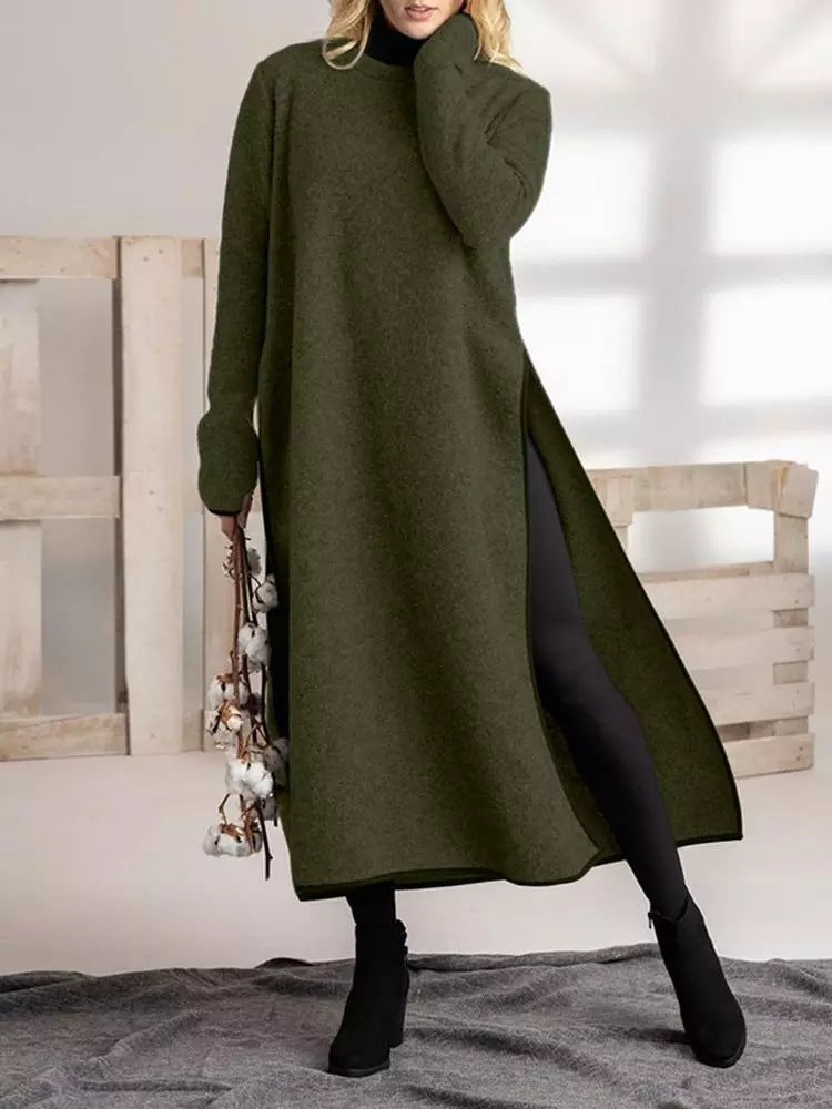 Rosalind™ | Robe Longue en Tricot Élégante