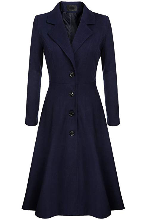 Adelina™ | Manteau midi évasé façon tailleur