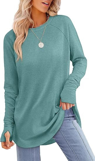 Filippa™ | T-shirt long à ourlet arrondi