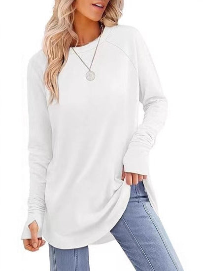 Filippa™ | T-shirt long à ourlet arrondi