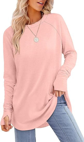Filippa™ | T-shirt long à ourlet arrondi