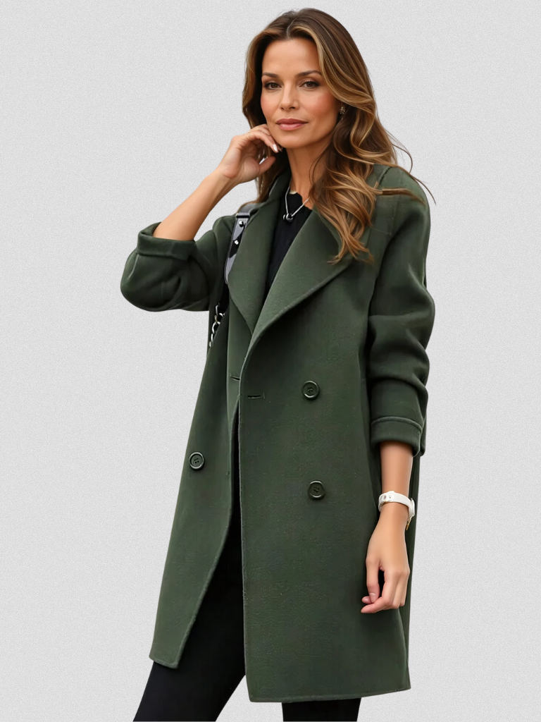 Roxana™ | Manteau tailleur croisé à large revers