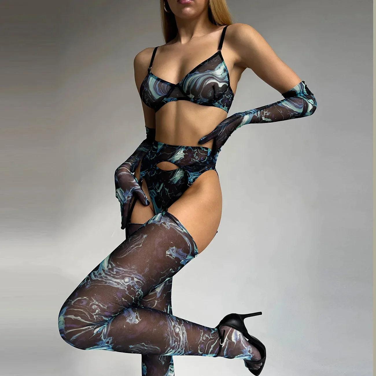 Serena™ | Ensemble de lingerie Élégant en Lin