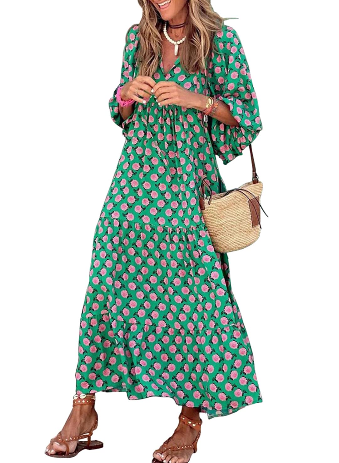 Gabriela™ | Robe Maxi Boho Élégante