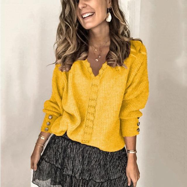 Nora™ | Pull Décontracté Élégant en Coton