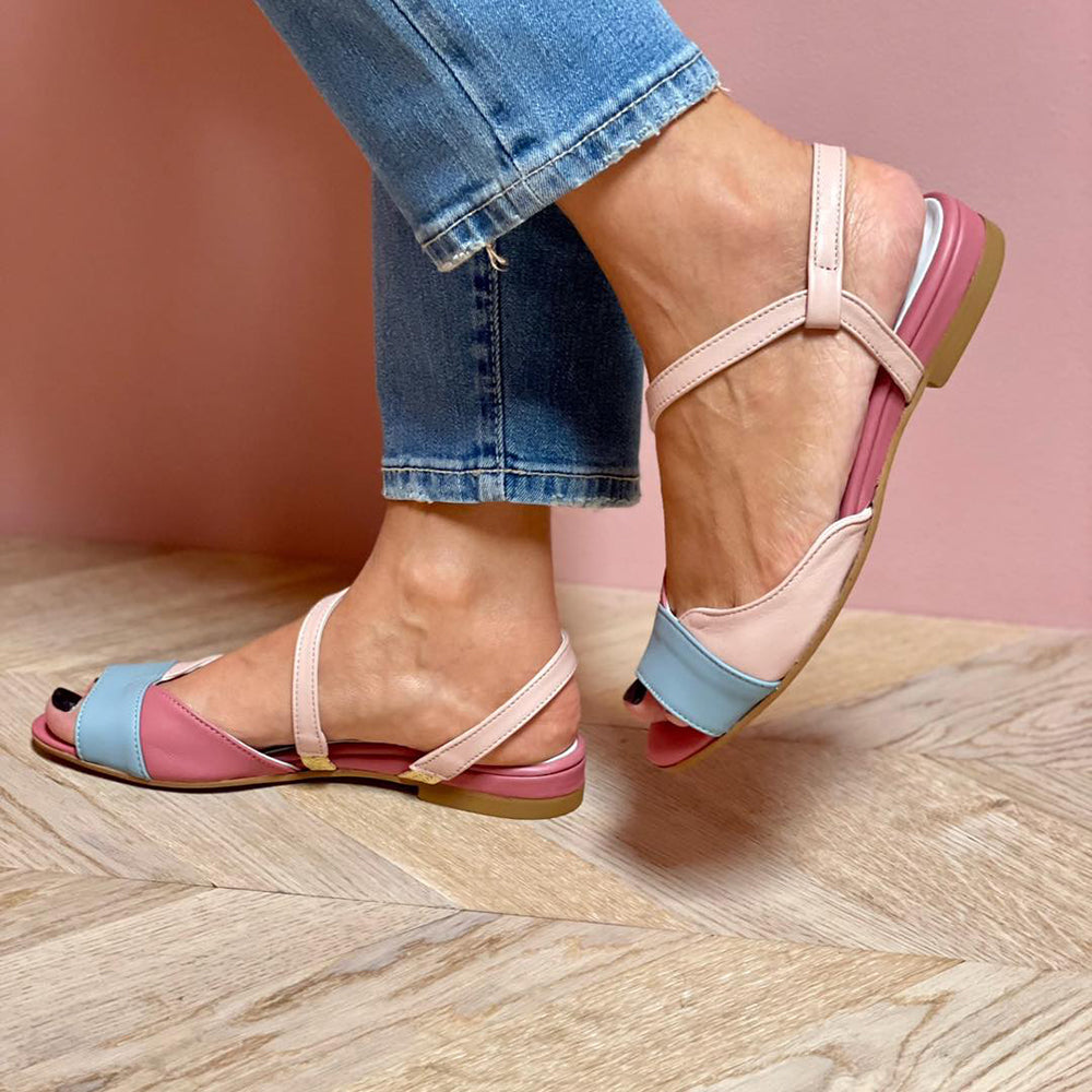 Roselina™ | Sandales roses modernes et confortables