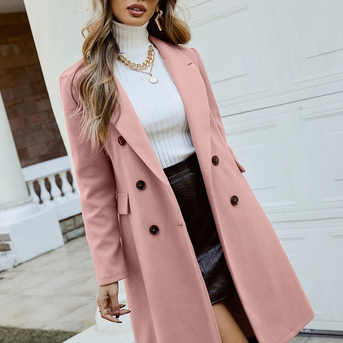 Zoe™ | Veste Tailleur Double Boutonnage Flatteuse et Élégante