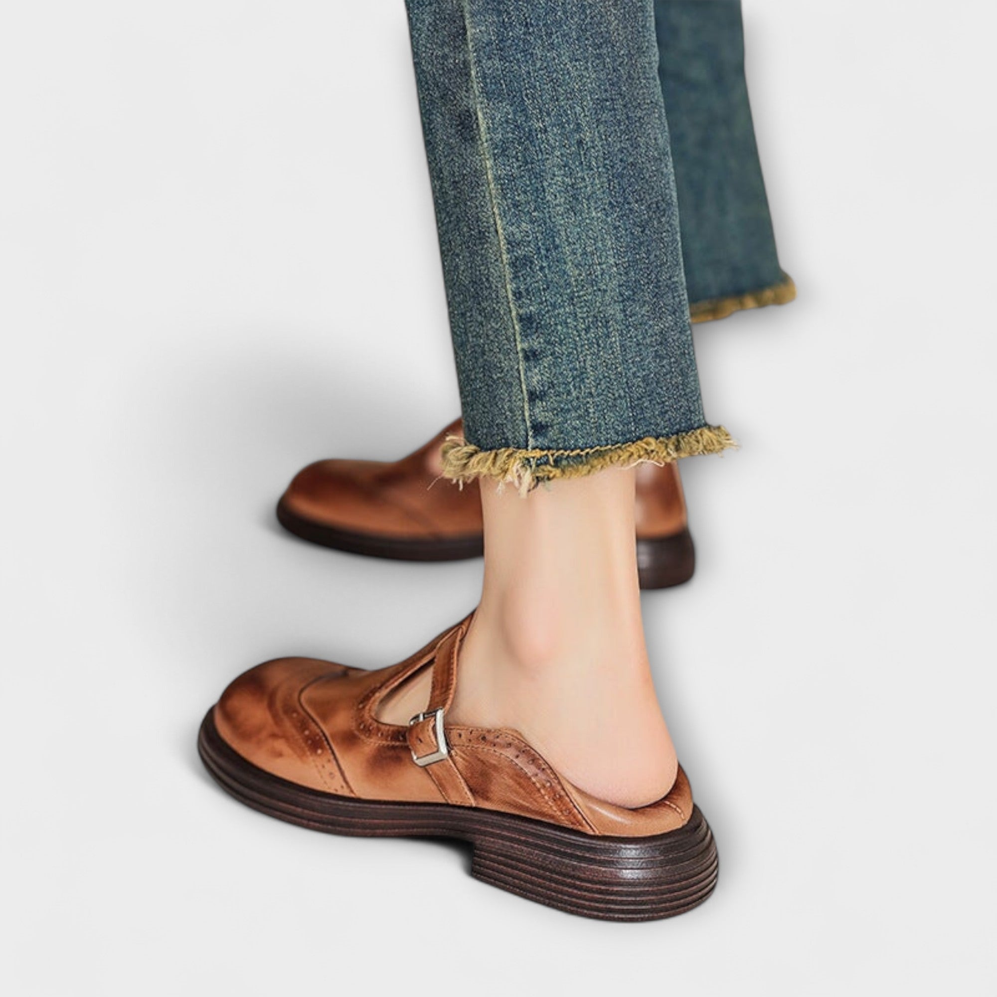 Janine™ | Élégance et Confort en Cuir