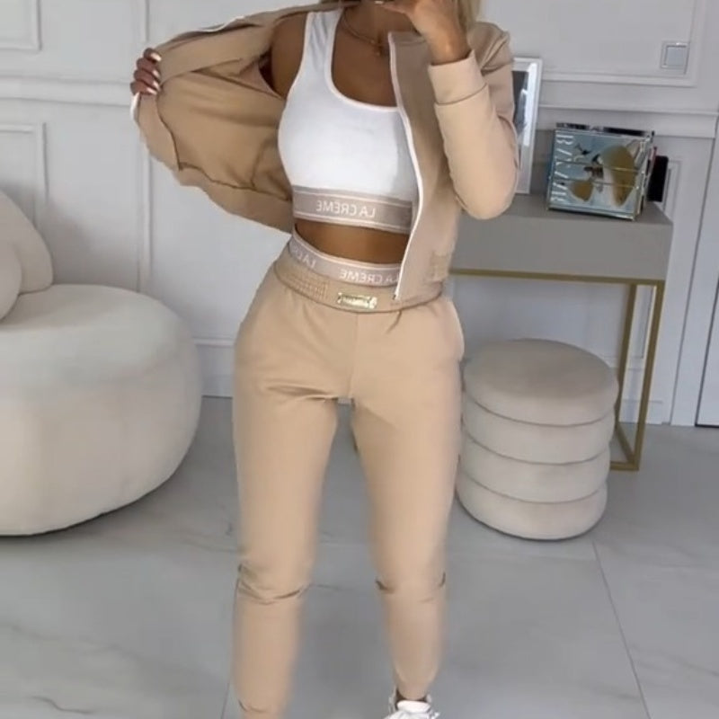 Spina™ | Ensemble de Survêtement Chic en 3 Pièces