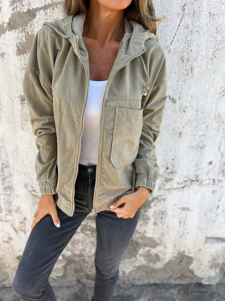 Eliza™ | Veste Casual à Capuche en coton
