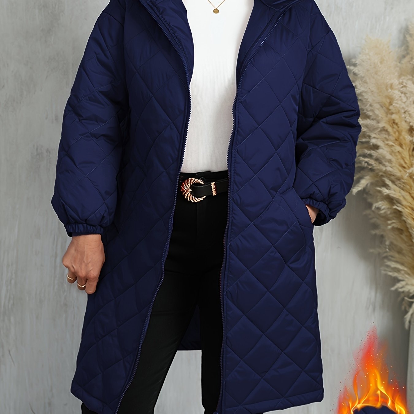 Calista™ | Veste longue matelassée à capuche
