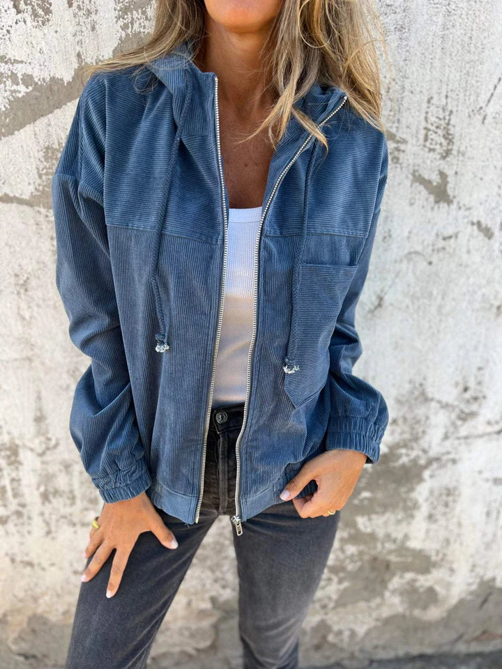 Eliza™ | Veste Casual en Coton avec Capuche