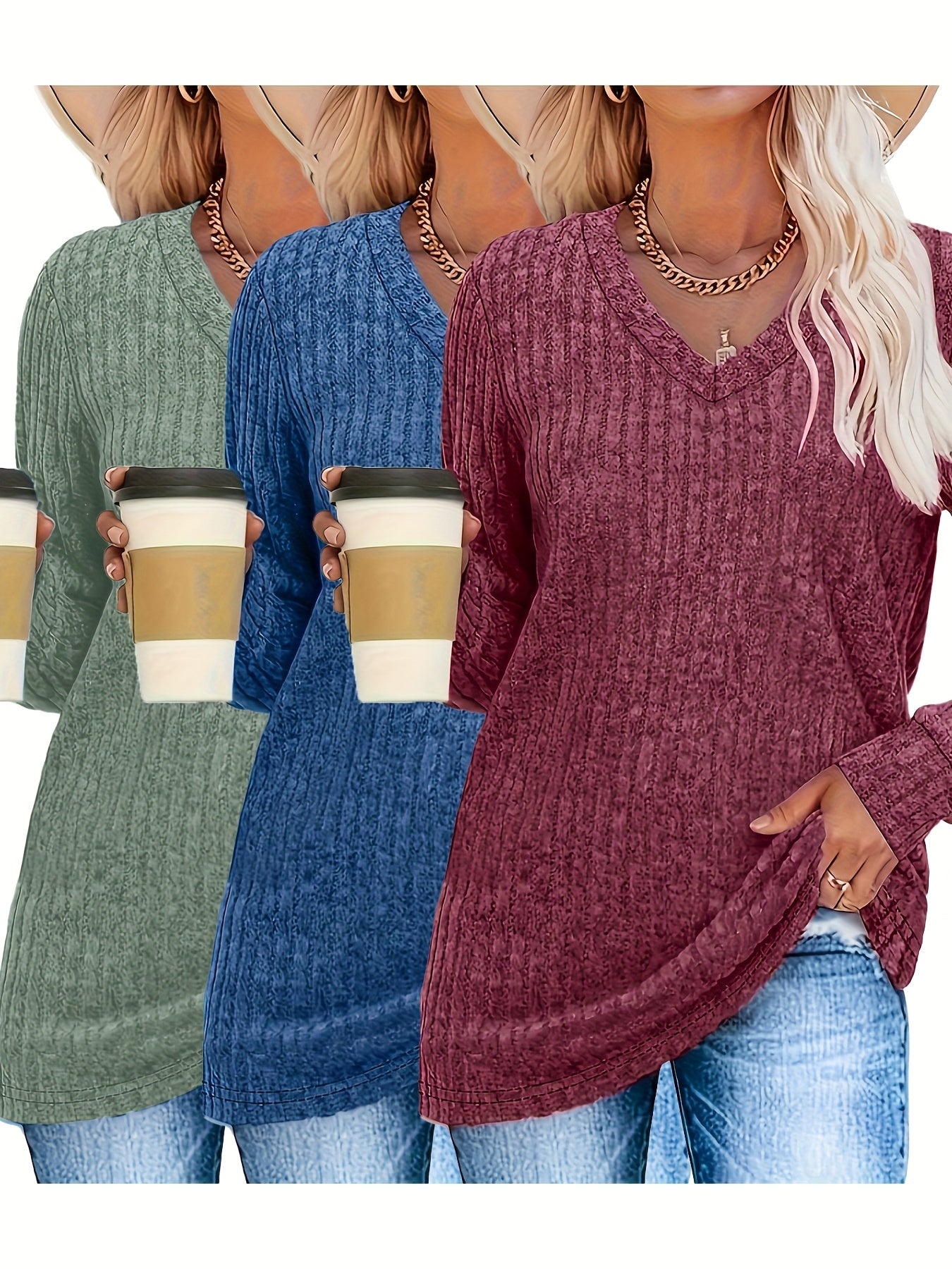 Mireille™ | Pull Décontracté Élégant (2 + 1 Gratuit)