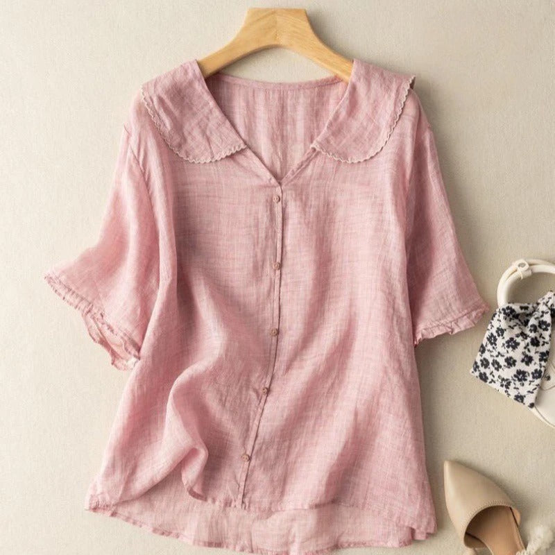 Giovanna™ | Blouse Élégante en Lin