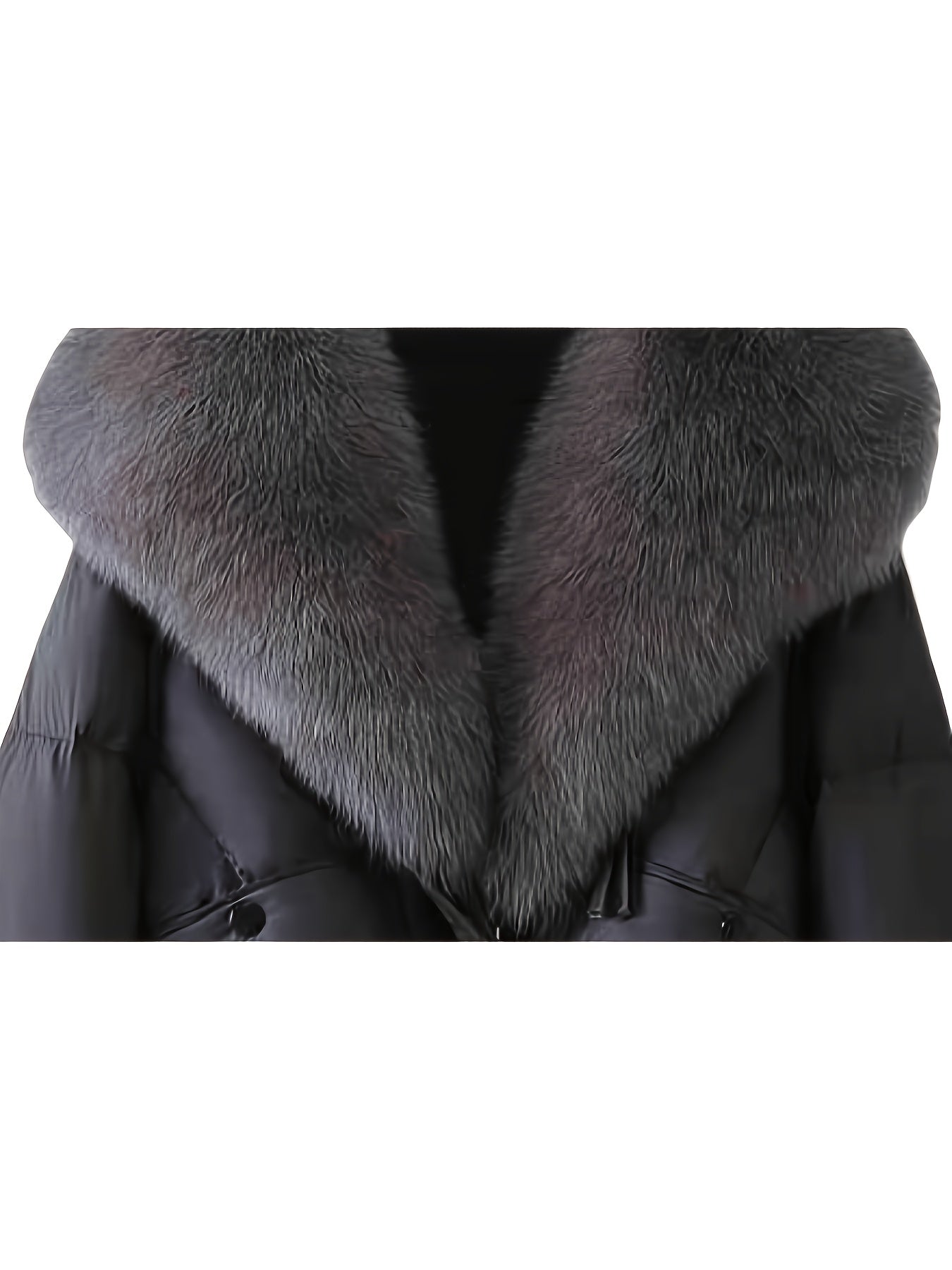 Mireya™ | Veste doudoune col en fausse fourrure