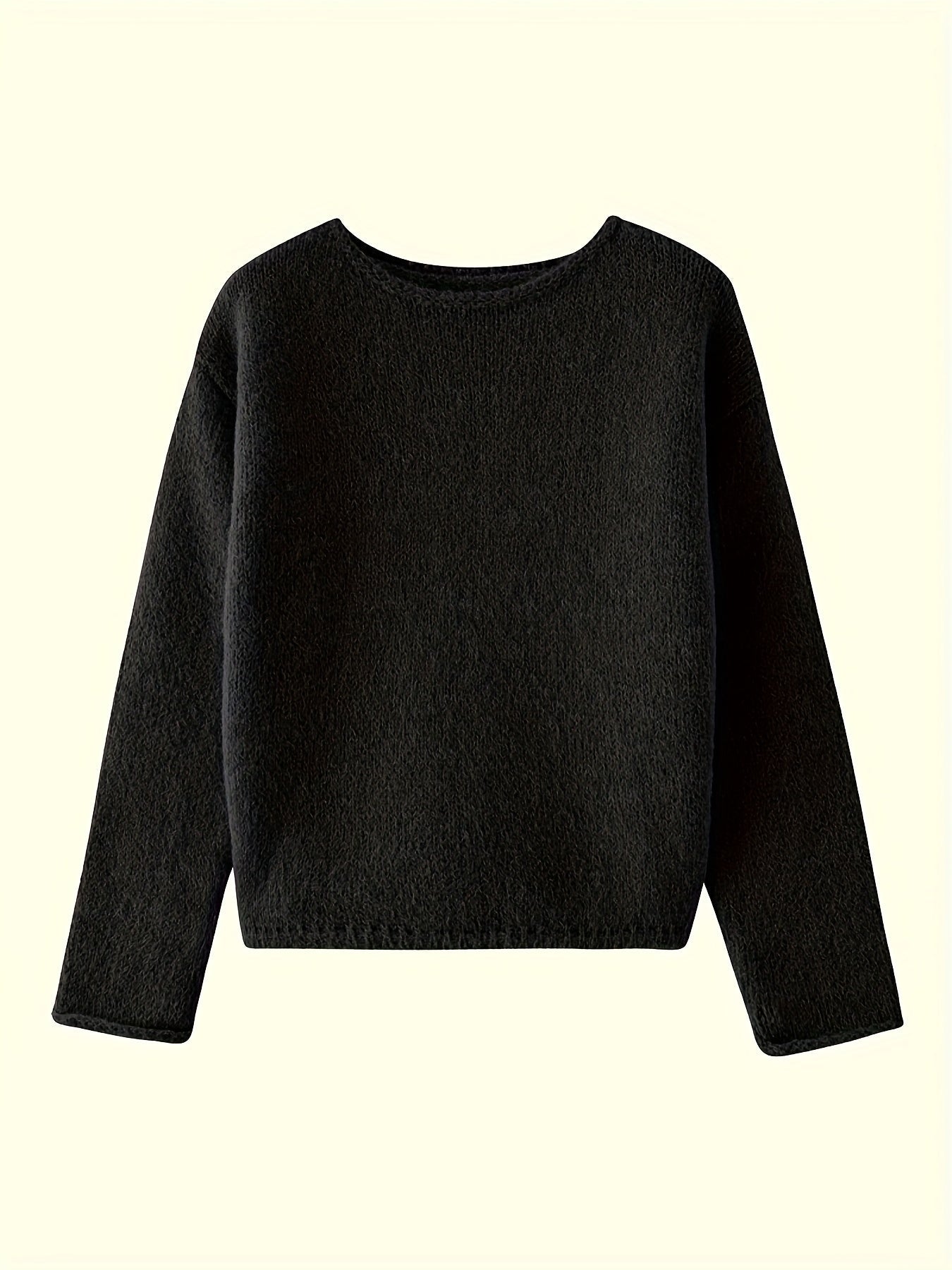 Mia™ | Pull duveteux oversize col bateau