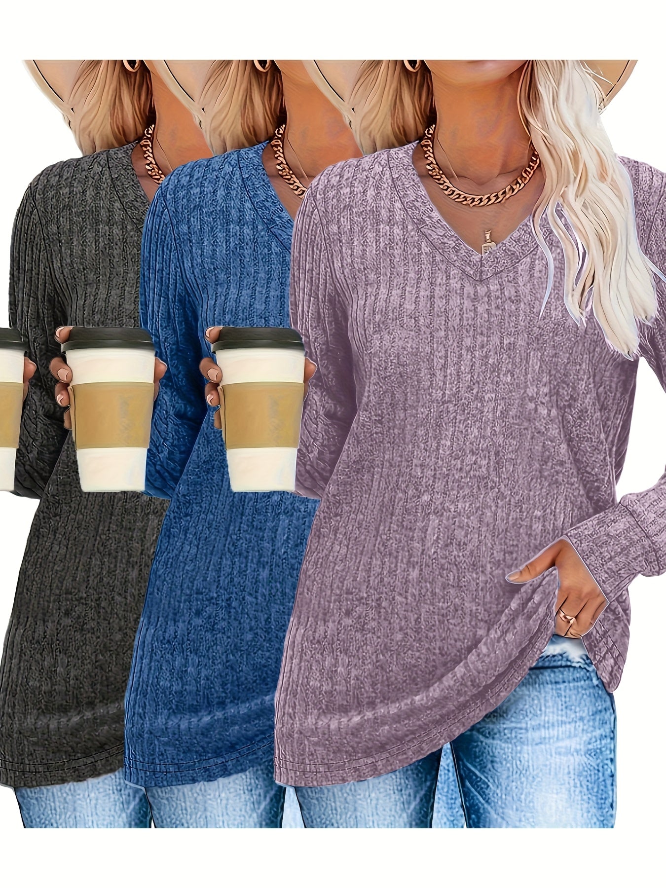 Mireille™ | Pull Décontracté Élégant (2 + 1 Gratuit)